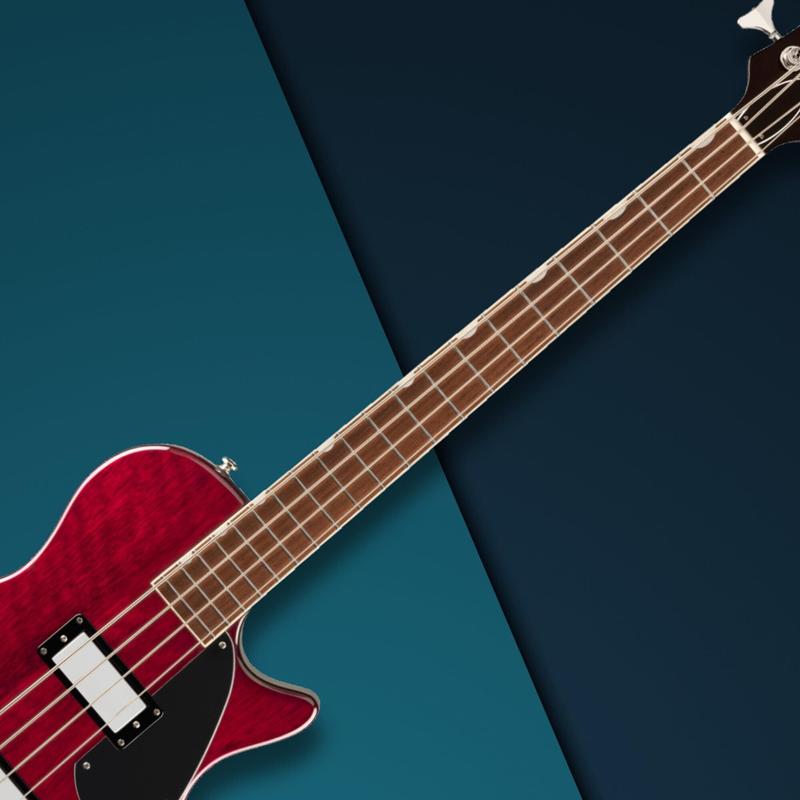 Baixo Fender Gretsch Streamliner Jet Club de 4 Cordas em Nogueira